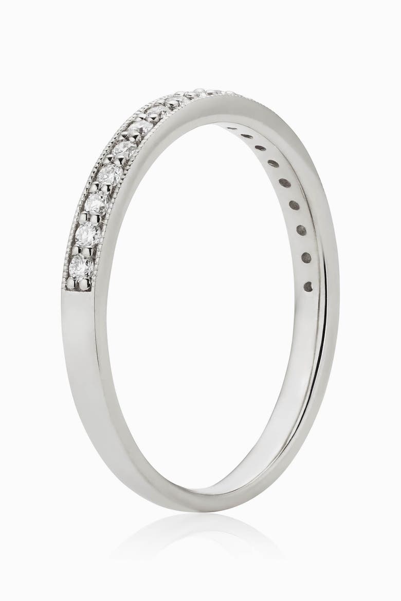 14K Gold Regal Diamond Band, Alternate, color, White Gold