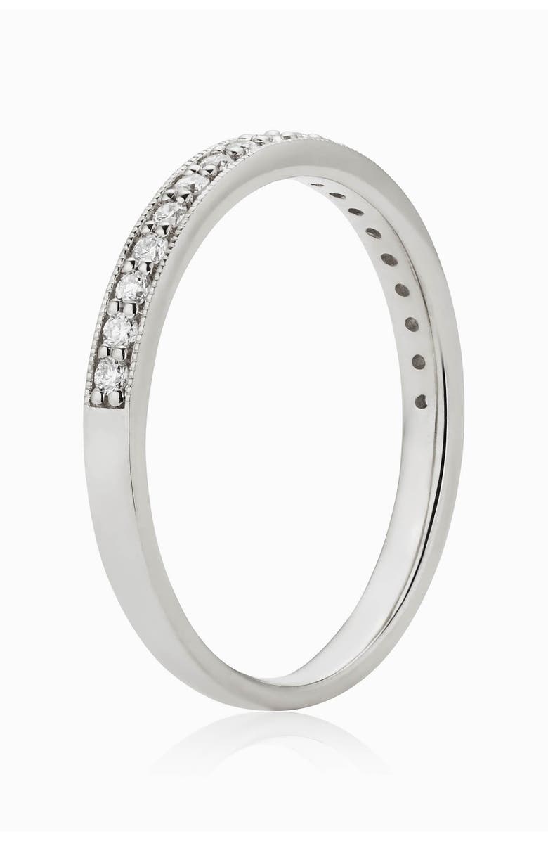 Oradina 14K Gold Regal Diamond Band, Alternate, color, White Gold