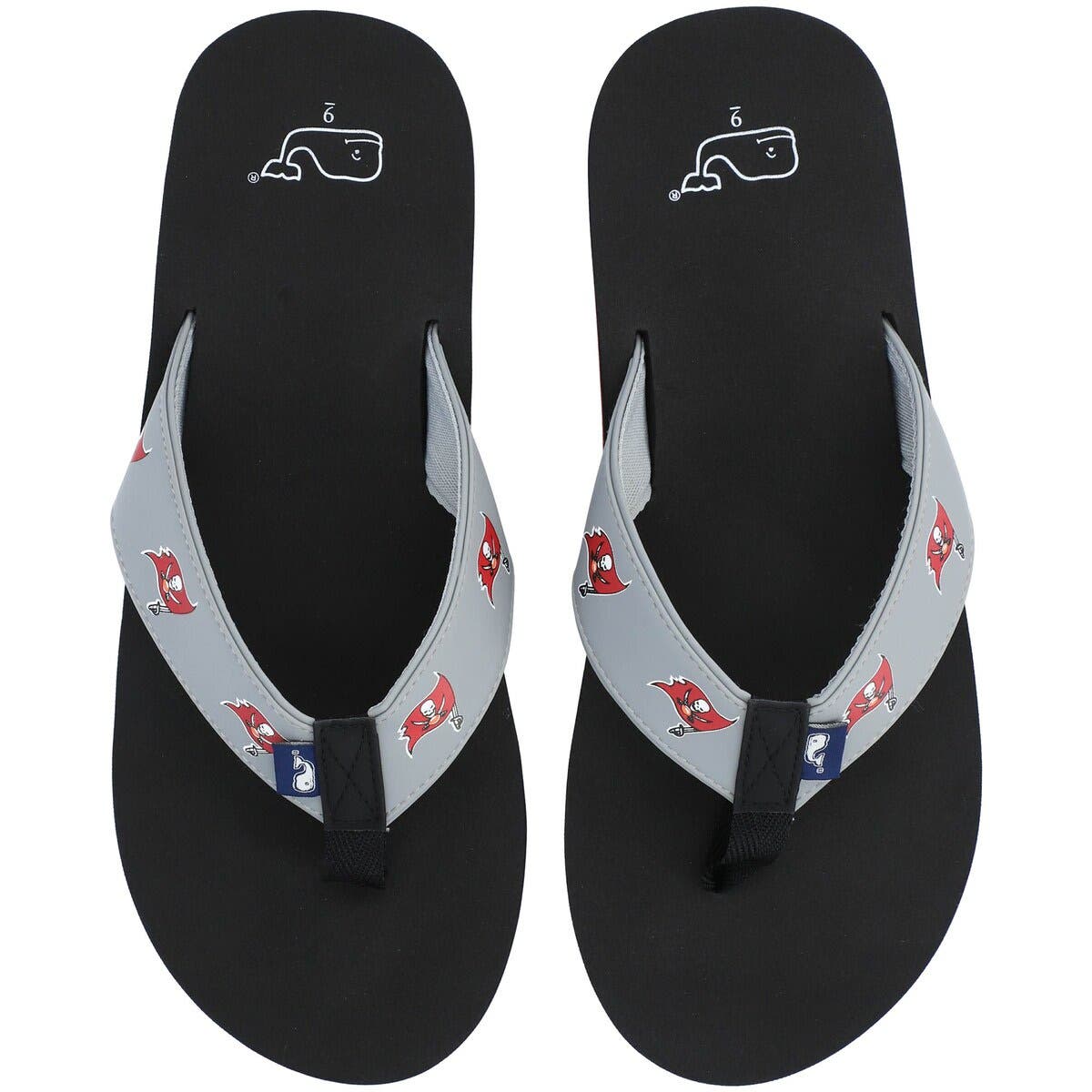 vineyard vines Tampa Bay Buccaneers Flip Flops, Alternate, color, 