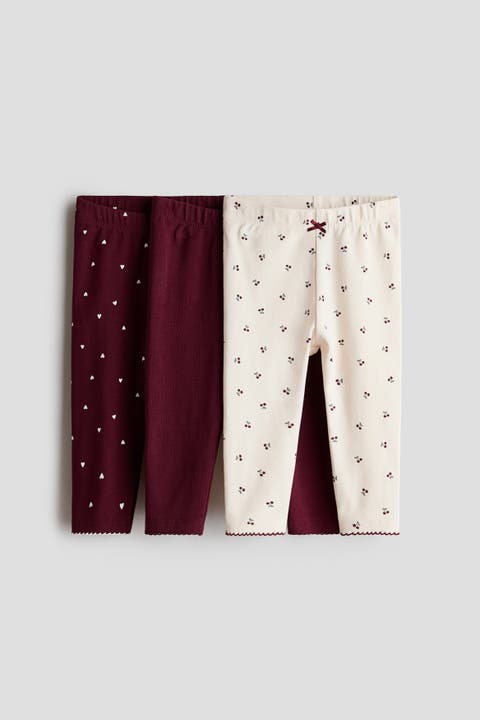3-Pack Cotton Leggings
