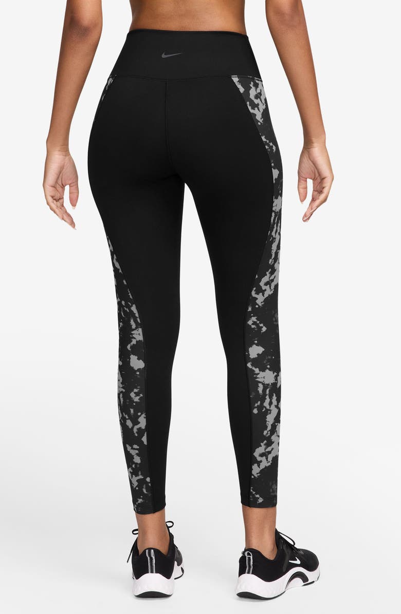 Nike Dri-FIT One High Waist 7/8 Leggings, Alternate, color, Black/ Black/ Black