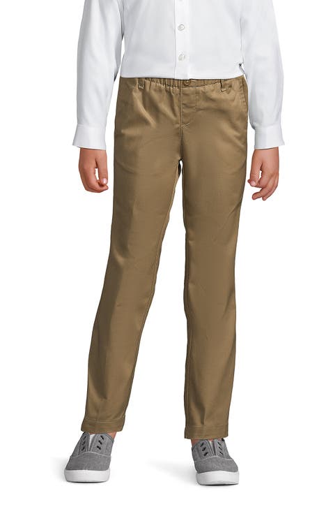 School Uniform Girls Elastic Waist Pull-On Chino Pants