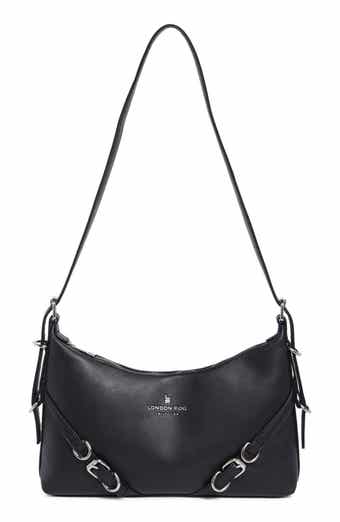 Buckle Faux Leather Crossbody Bag