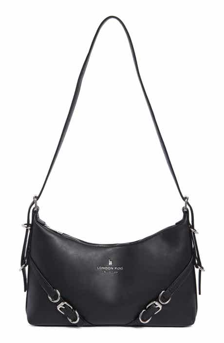 Buckle Faux Leather Crossbody Bag
