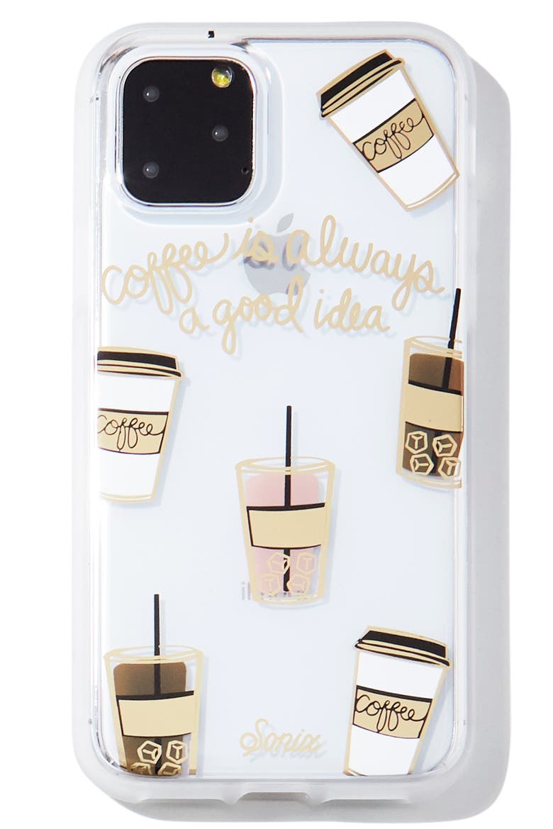 Coffee iPhone 11, 11 Pro & 11 Pro Max Case, Main, color, GOLD