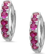 Lily Nily Kids' Cubic Zirconia Hoop Earrings