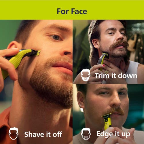 Philips Norelco Oneblade 360 Face + Body, Hybrid Electric Razor & Trimmer Kit In Silver