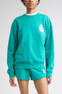 Sporty & Rich Royal Club Fleece Graphic Sweatshirt
