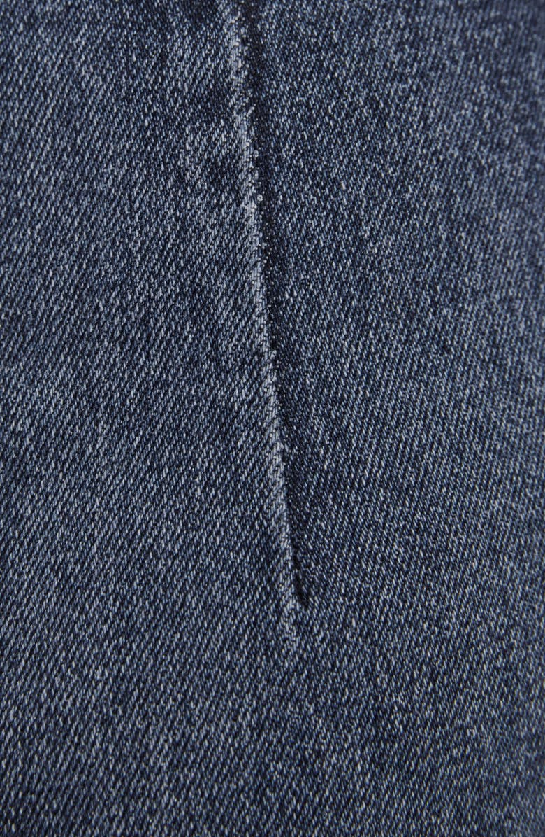 Reformation Parker Denim Pinafore Dress, Alternate, color,