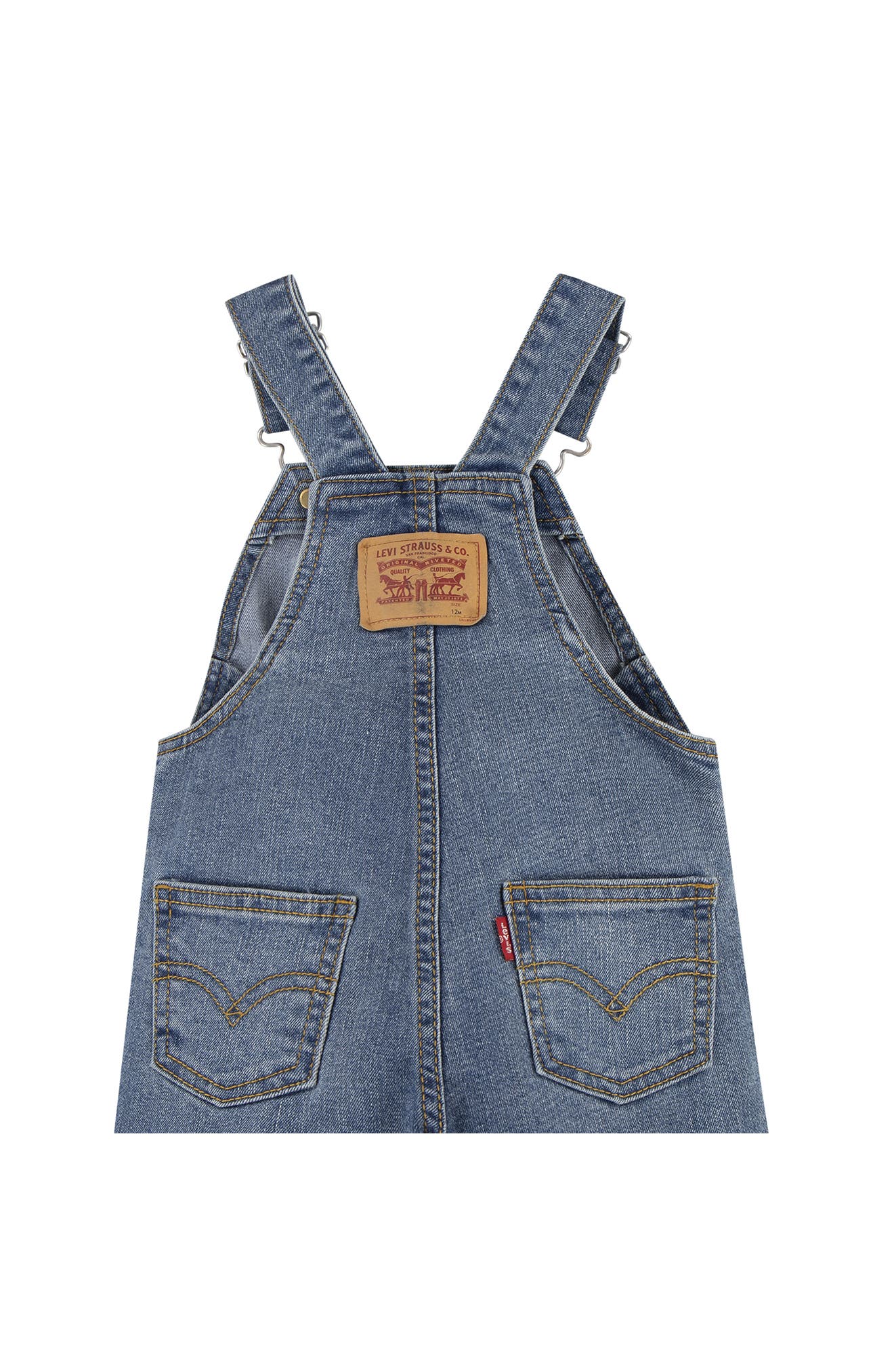 Детские Levi's Denim Shortalls — фото 6