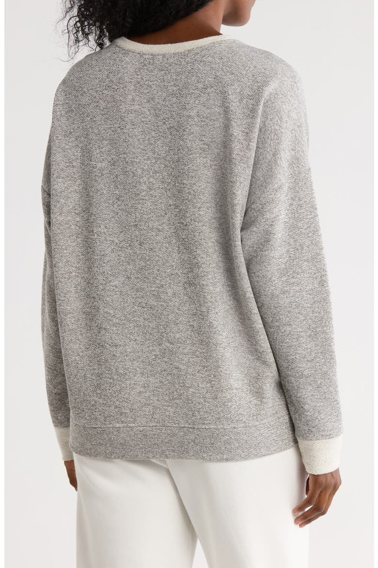 French Terry Sweatshirt, Alternate, color, HEATHER GREY