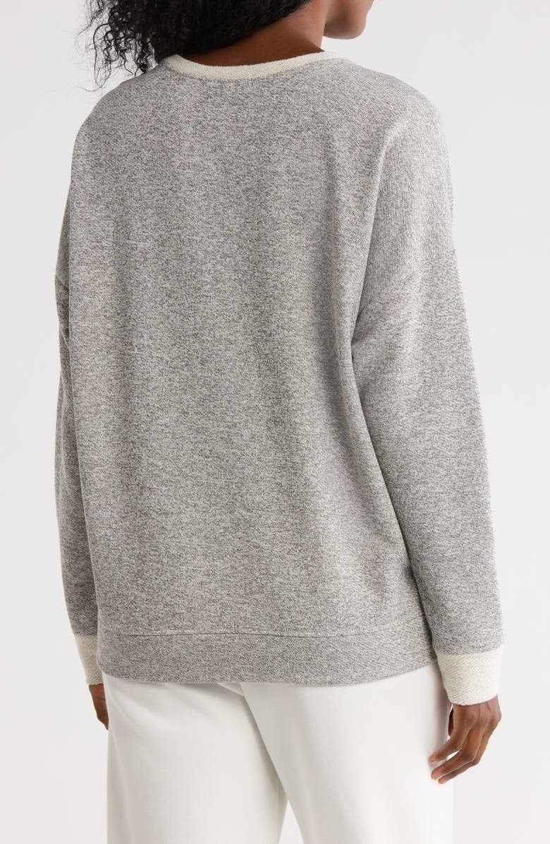 matty m. French Terry Sweatshirt, Alternate, color, Heather Grey