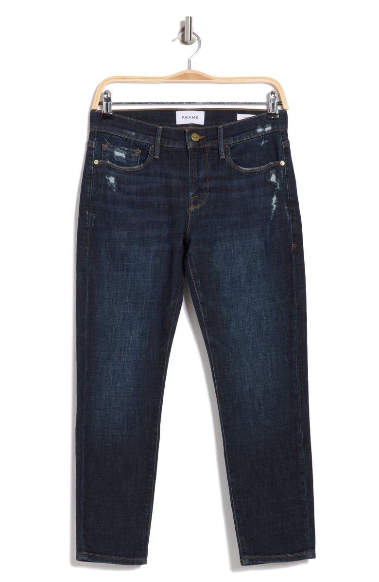 FRAME Le Garcon Crop Boyfriend Jeans, Alternate, color, Covant