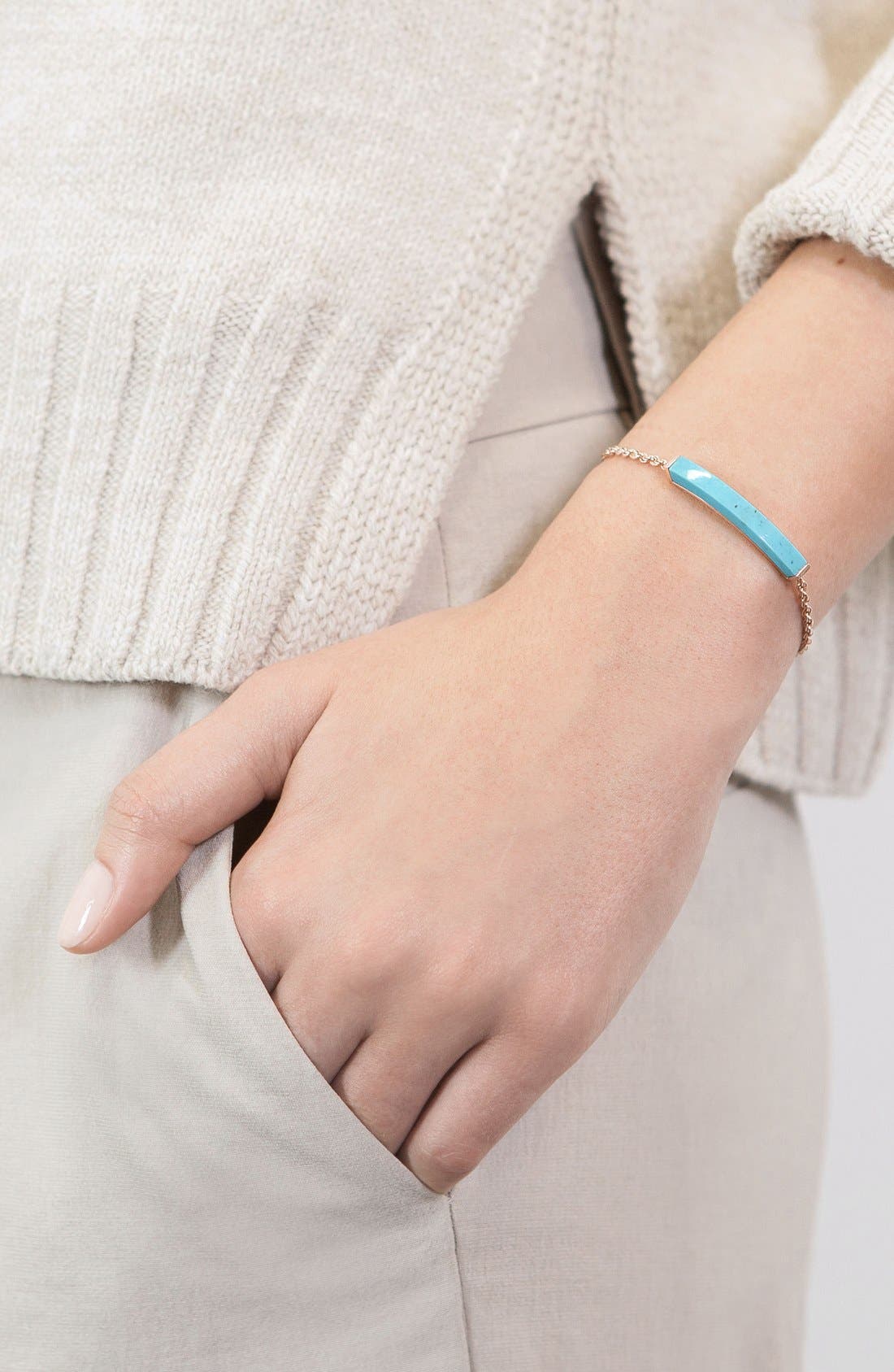 Monica Vinader Engravable Linear Semiprecious Stone Friendship Bracelet ...