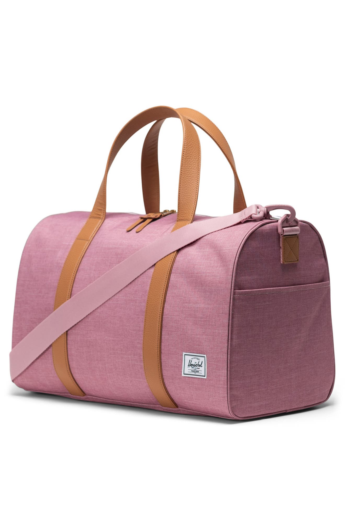 Herschel Supply Co. Waterproof Carry-On Duffle Bag, Alternate, color, Lilas Crosshatch