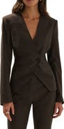 Favorite Daughter The Crosby Pinstriped Blazer