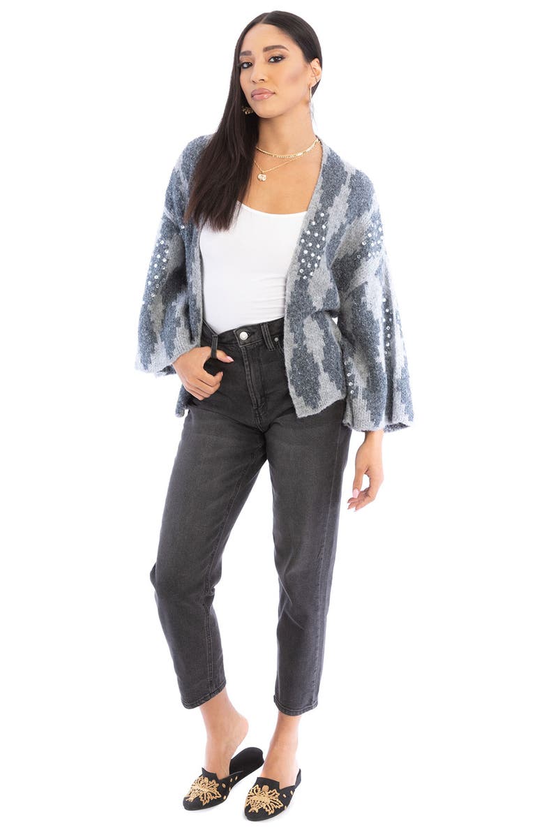 SAACHI Crystal Embellished Patterned Topper, Alternate, color,