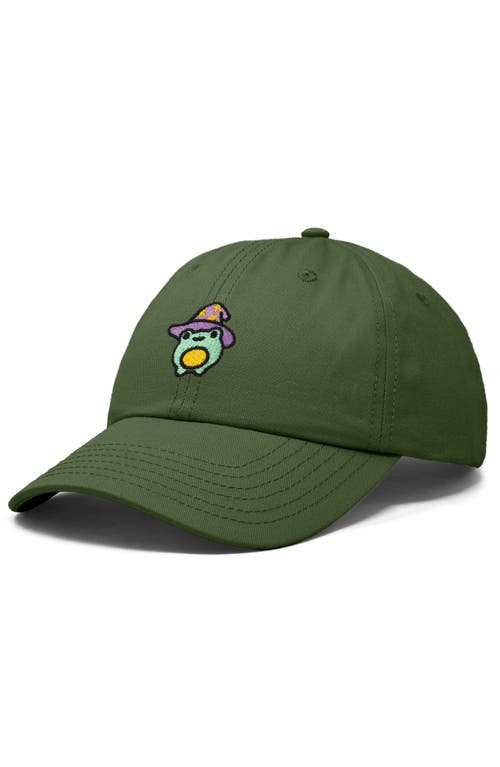 DALIX DALIX SORCERER FROG EMBROIDERED DAD HAT 