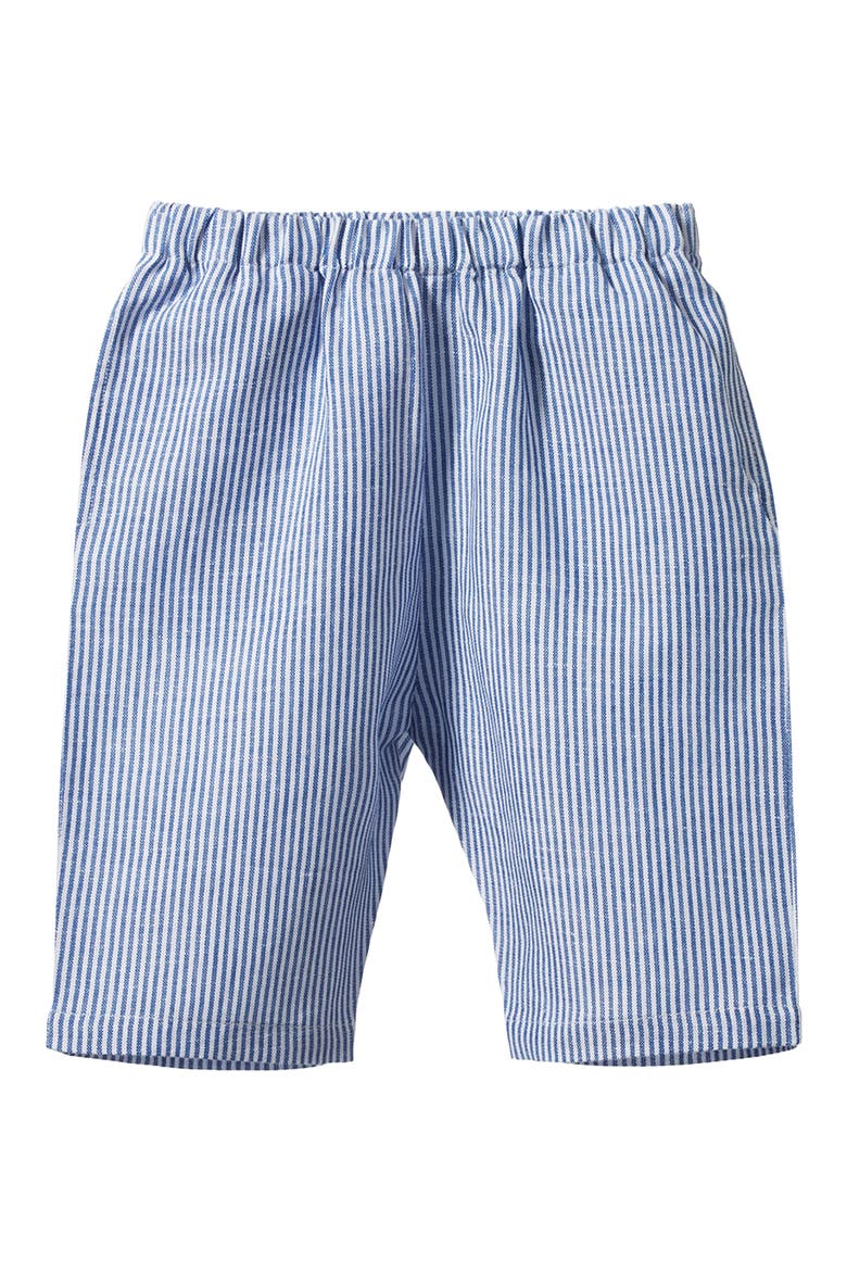 Dae Organic Cotton & Linen Pants, Main, color, BLUE STRIPE