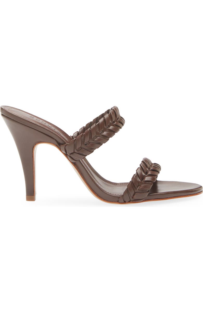 Schutz Cipri Slide Sandal, Alternate, color, Chestnut Brown