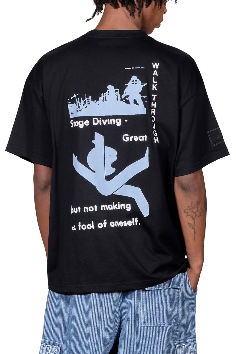 Stage Dive Graphic T-Shirt, Alternate, color, BLACK