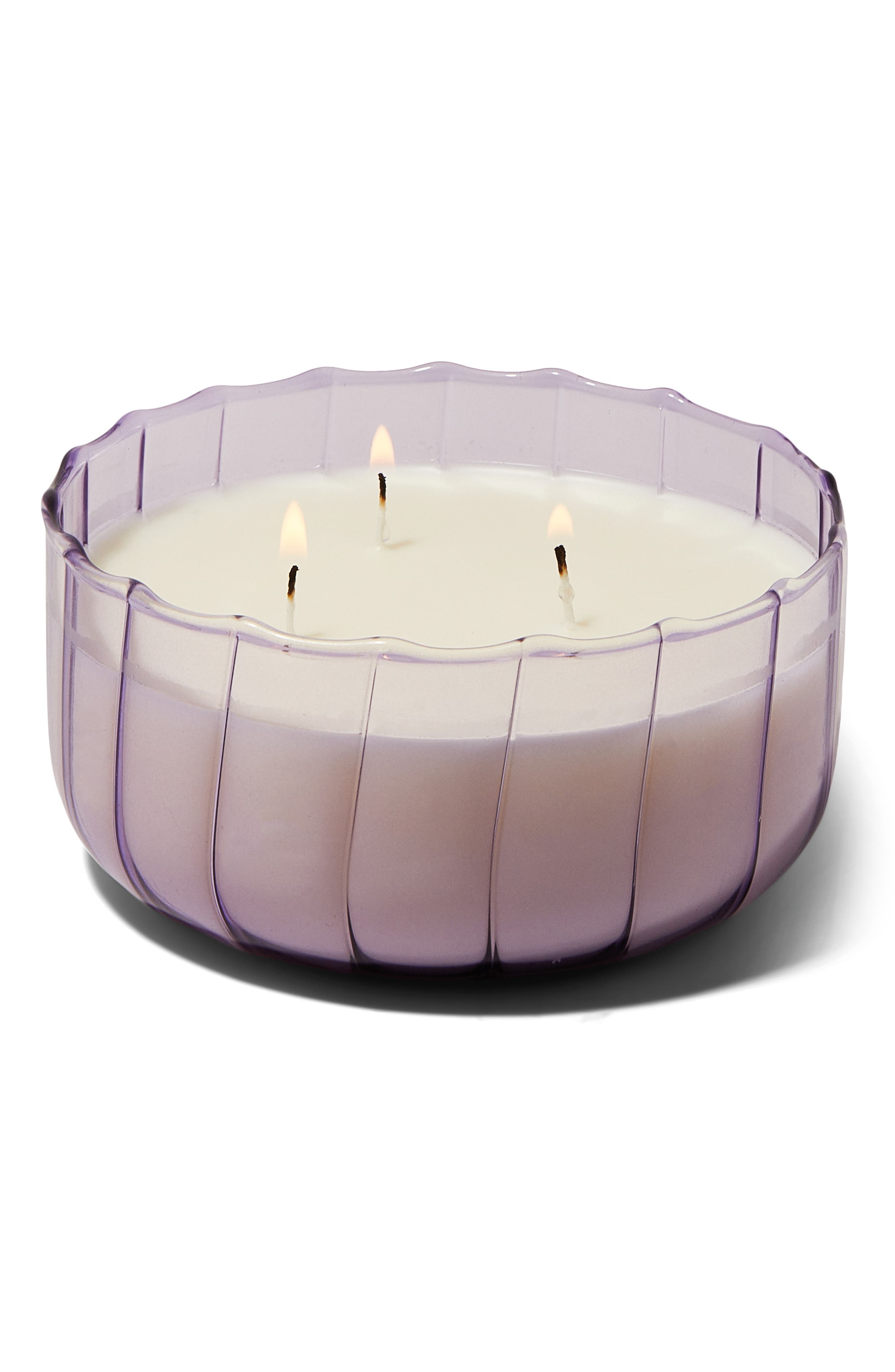 Paddywax 3-wick Candle In Purple