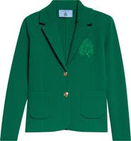 ST. JOHN Erin Santa Roma Milano Stitch Sport Jacket
