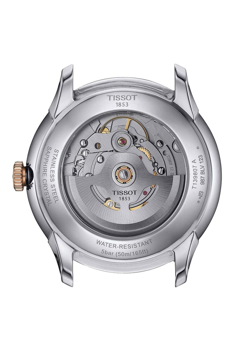 Chemin des Tourelles Powermatic 80 Bracelet Watch, 39mm, Alternate, color, GREY/ROSE GOLD