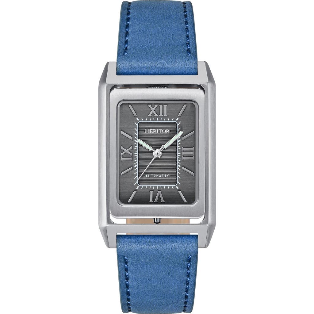 Heritor Automatic Esteban Mens Automatic Watch In Blue