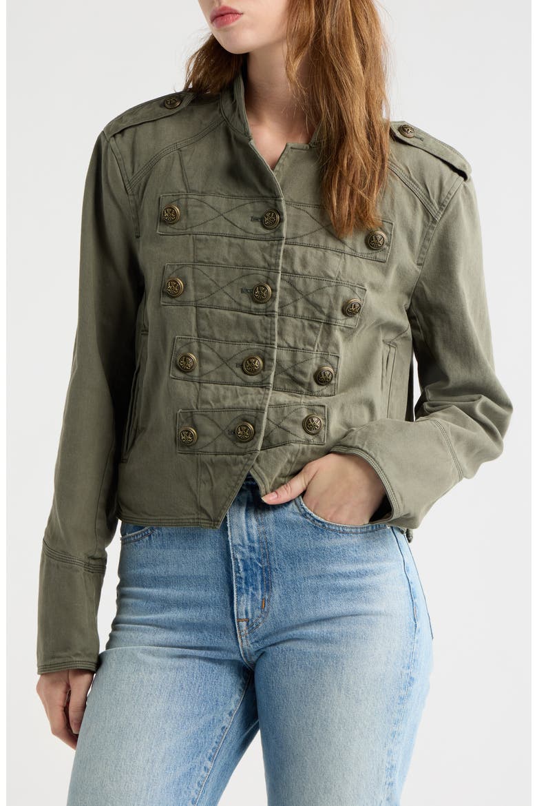 Ryland Cotton & Linen Band Jacket, Main, color, LAUREL CANYON