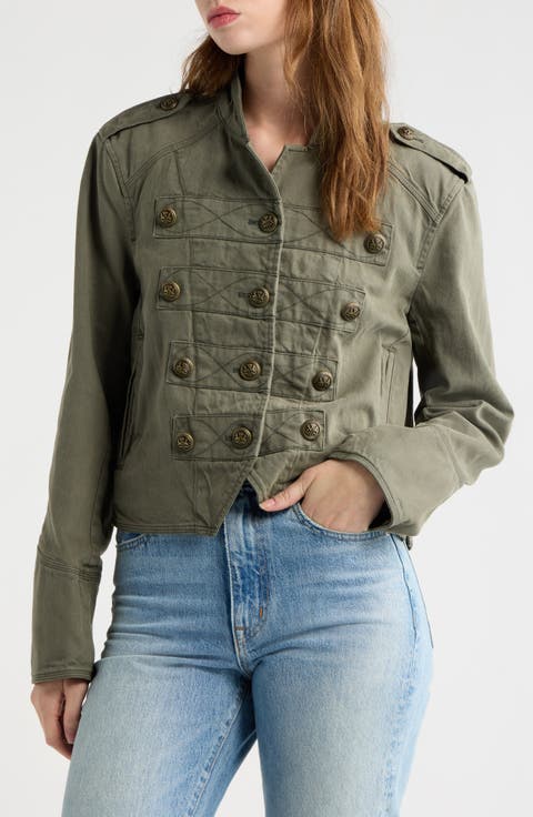 Ryland Cotton & Linen Band Jacket