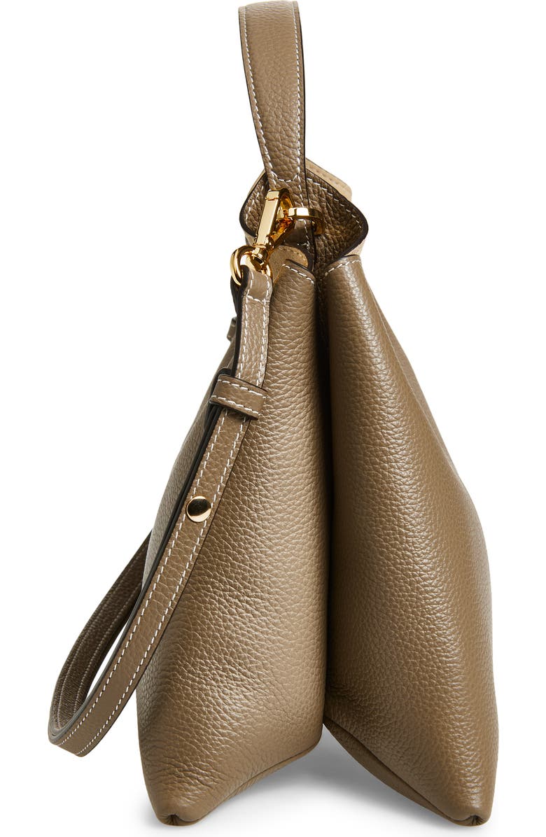Ree Projects Elieze Medium Leather Handbag, Alternate, color, Dark Taupe Grey