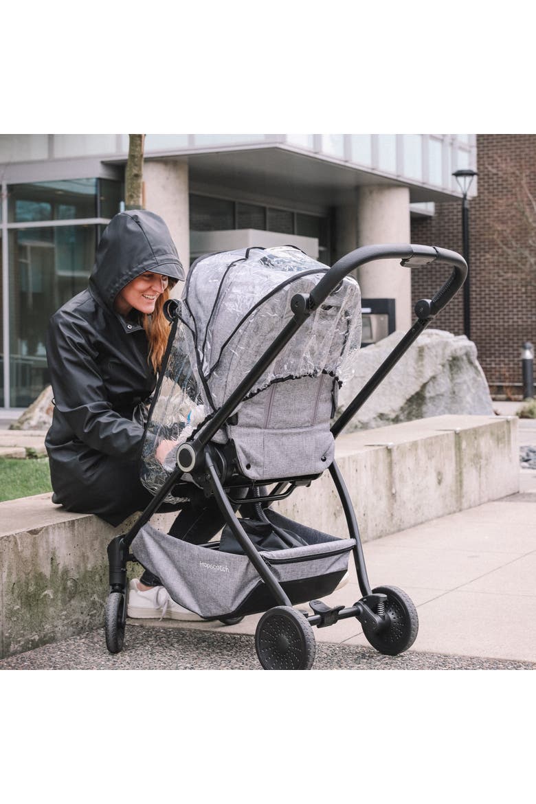 3-in-1 Rain Cover - Stroller Accessories for Car Seat, Bassinet & Stroller Seat, Alternate, color, Black
