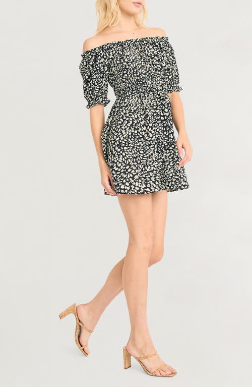 The Good Journey Off The Shoulder Ruched Minidress