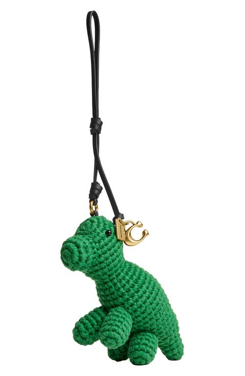 Rexy Crochet Dino Bag Charm