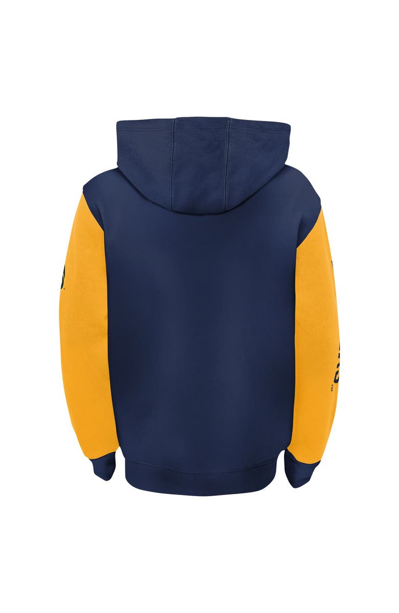 Outerstuff Toddler Navy Milwaukee Brewers Postcard Full-Zip Hoodie, Alternate, color,