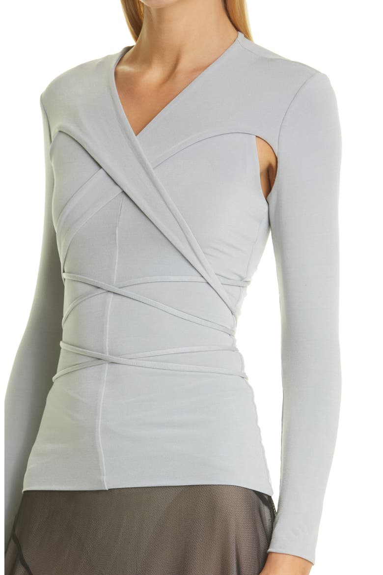 Tank & Wrap Bolero Set, Alternate, color, ALUMINIUM
