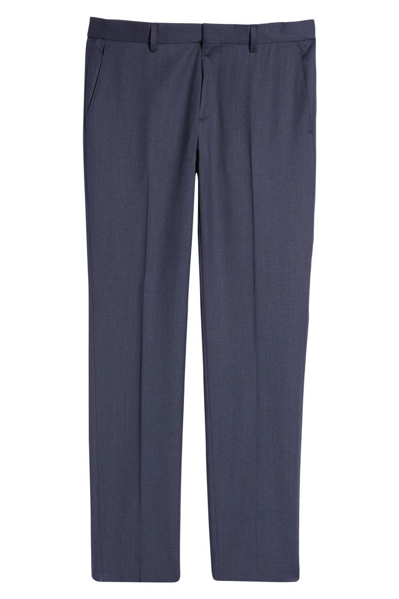 Genius Slim Fit Wool Suit Pants, Alternate, color, OPEN BLUE