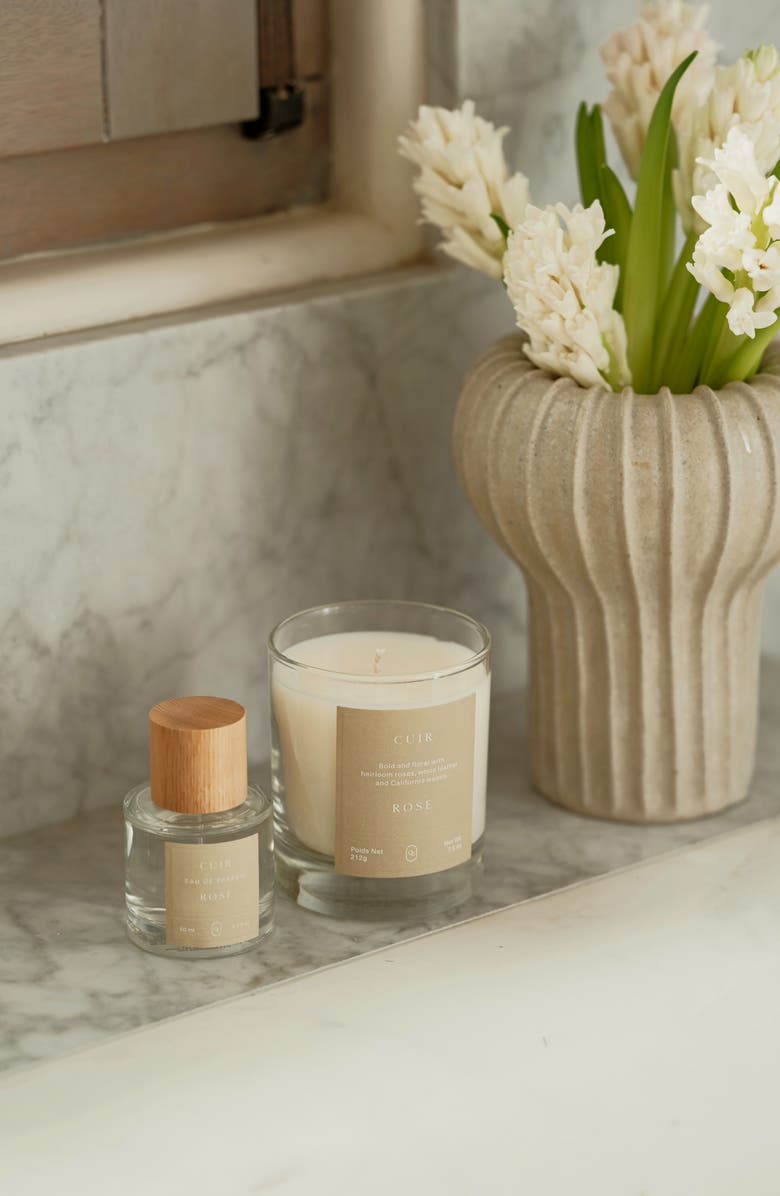 Oak Essentials Cuir Rose Candle, Alternate, color,