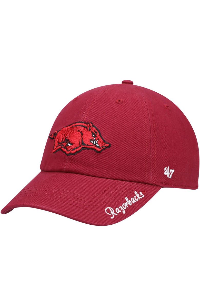 '47 Women's '47 Cardinal Arkansas Razorbacks Miata Clean Up Logo Adjustable Hat, Main, color, Cardinal