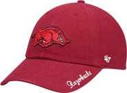 '47 Women's '47 Cardinal Arkansas Razorbacks Miata Clean Up Logo Adjustable Hat