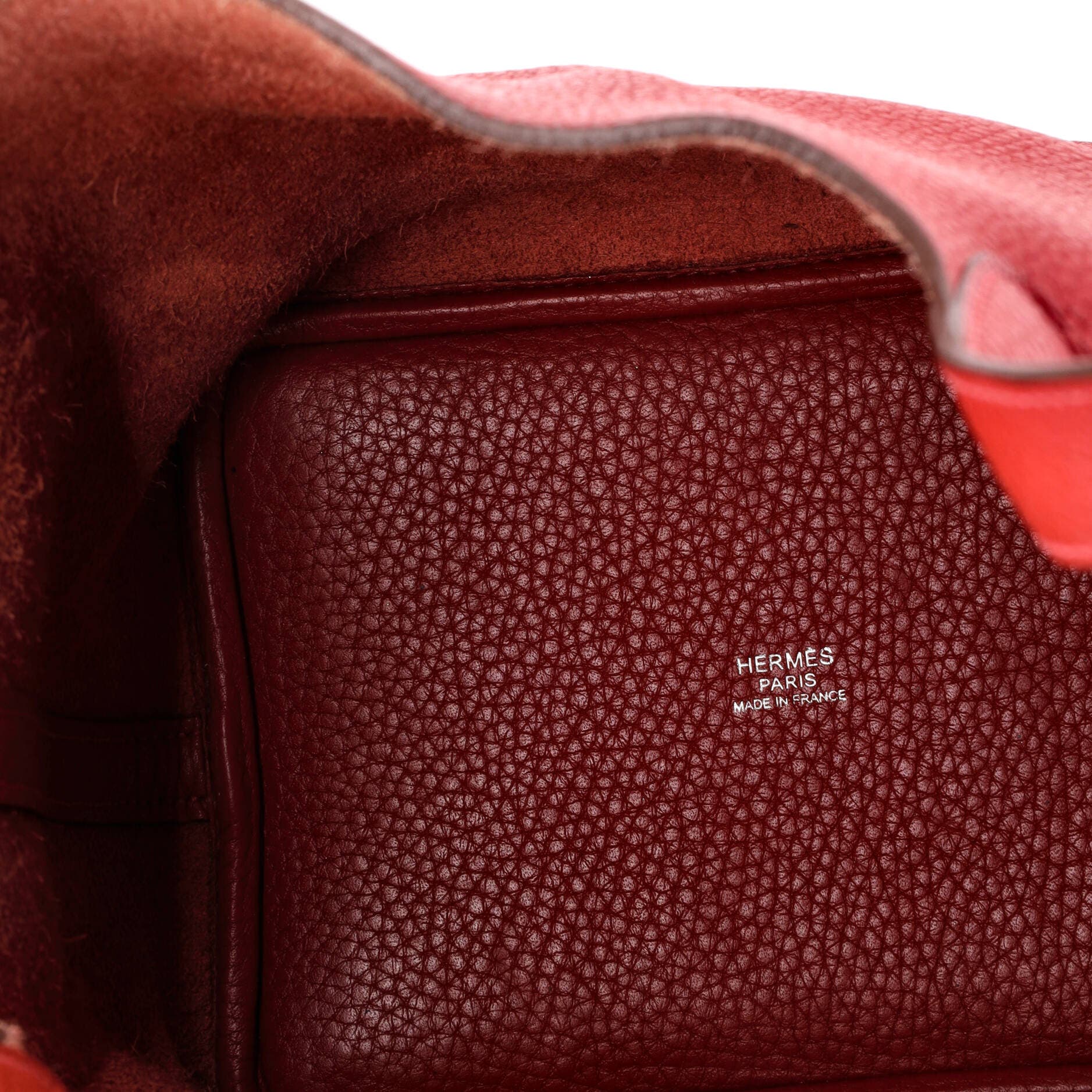 Pre-Owned Hermes Picotin Lock Bag Clemence PM, Alternate, color, Rouge Vif