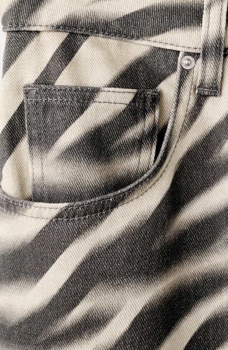 MANGO Zebri Straight Leg Jeans, Alternate, color, Off White