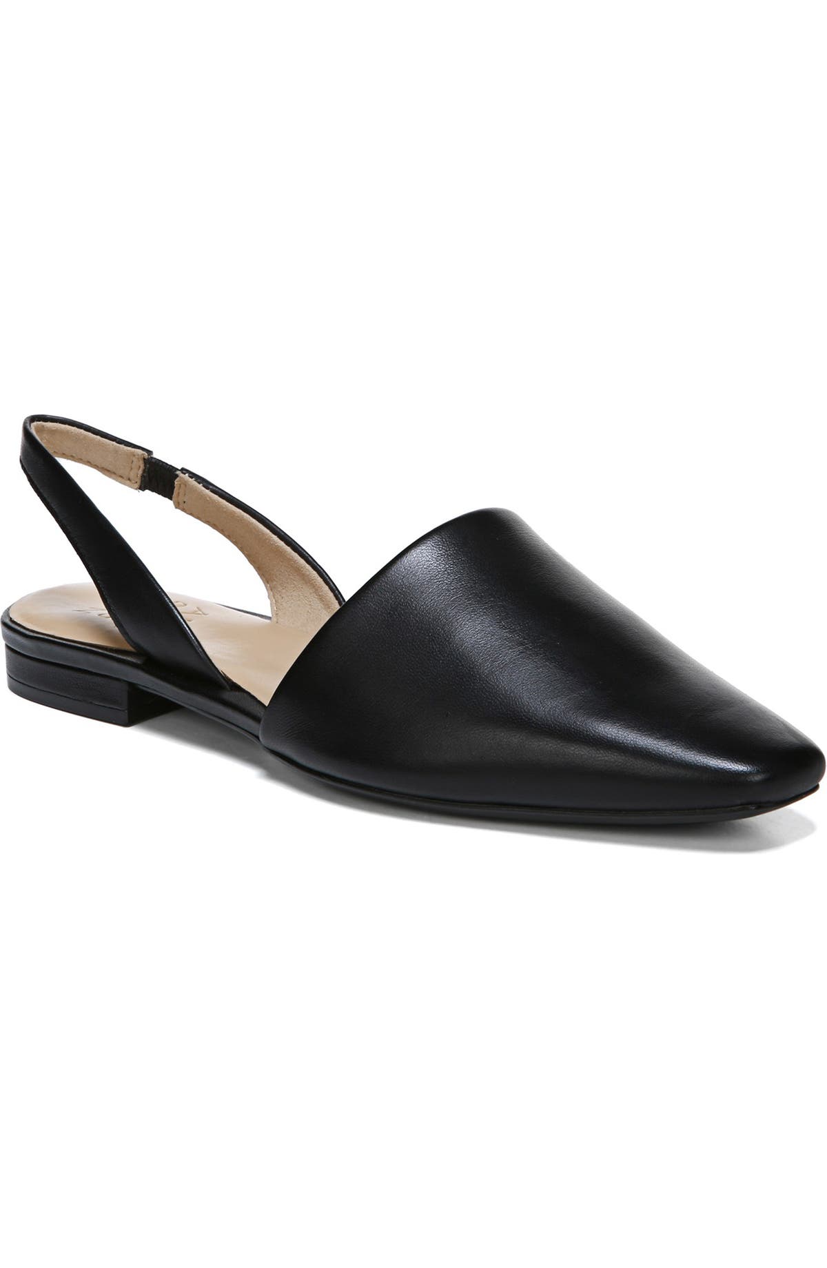 Naturalizer Kerrie softly squared comfort slingback flat side view
