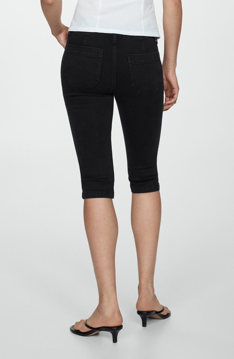 MANGO Slim Fit Capri Jeans, Alternate, color,