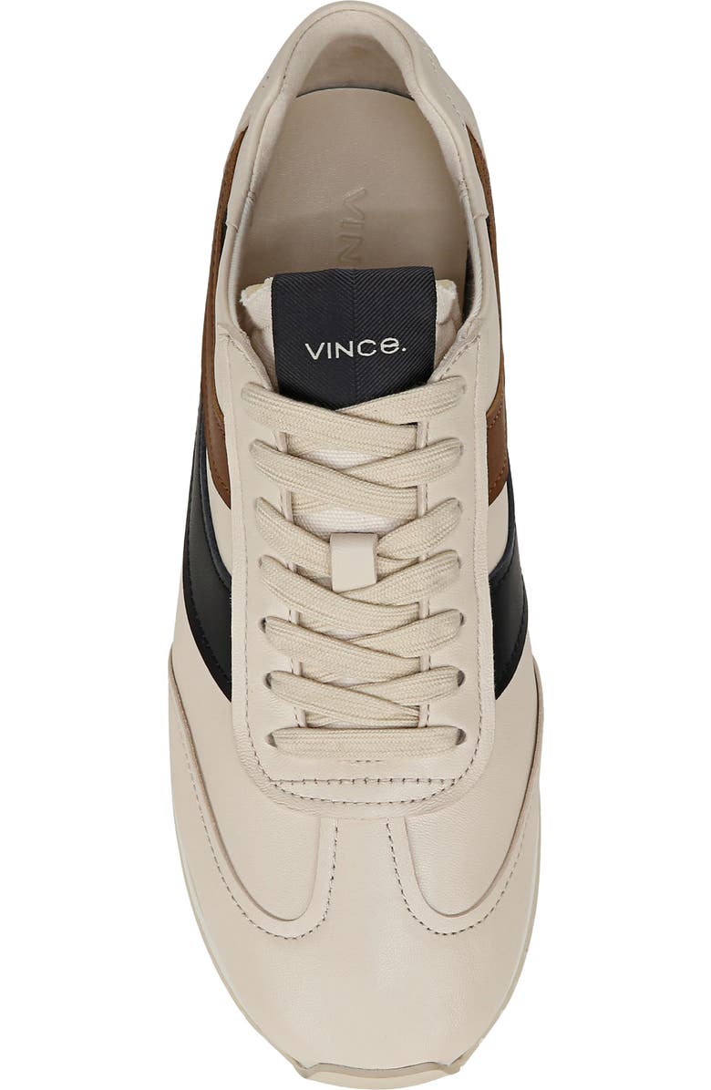 Vince Oasis Runner Sneaker, Alternate, color, Flax/ Elm Wood/ Blue Ink