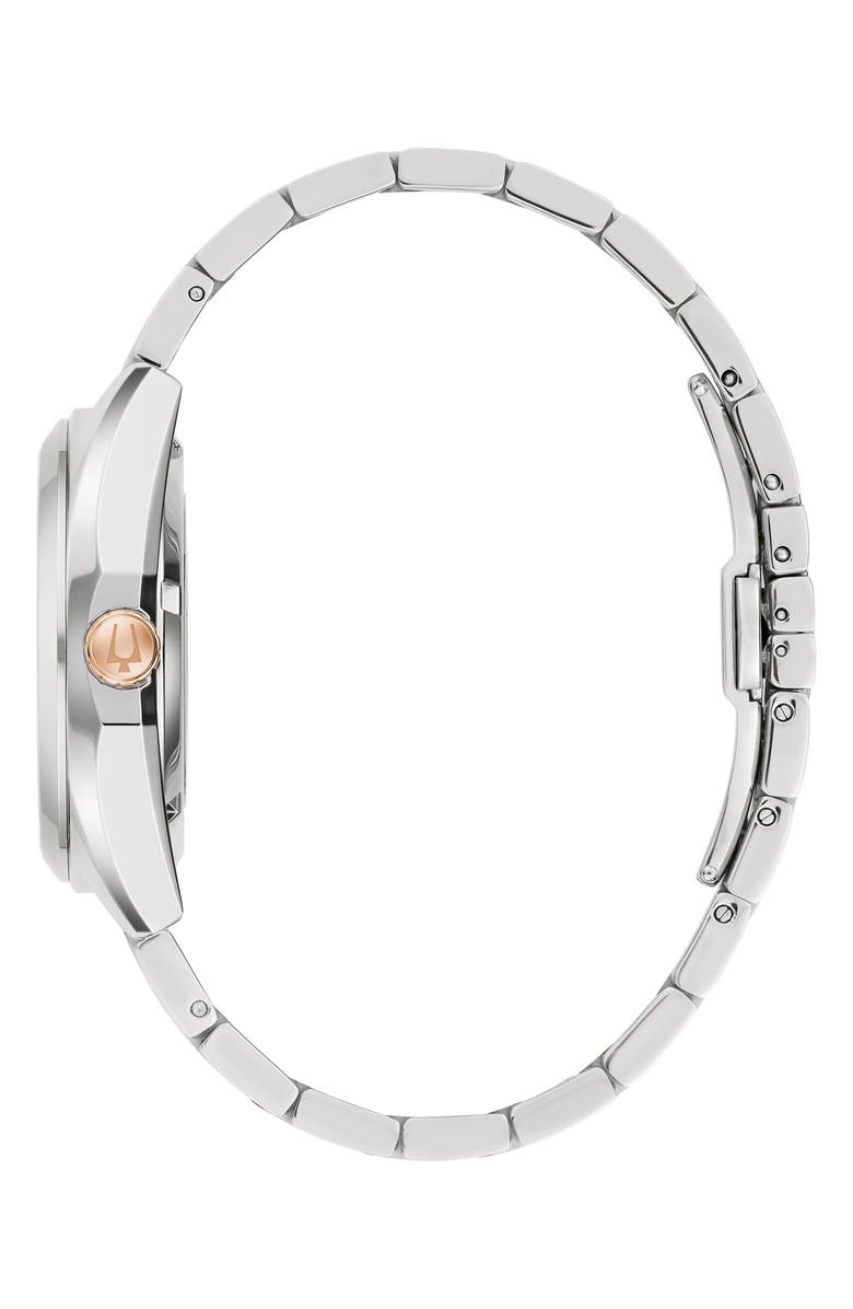 BULOVA Surveyor Bracelet Watch, 39mm, Alternate, color, Silver-Tone