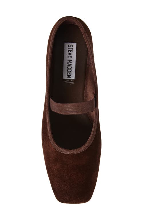 Steve Madden Reyana Mary Jane Ballet Flat In Brown