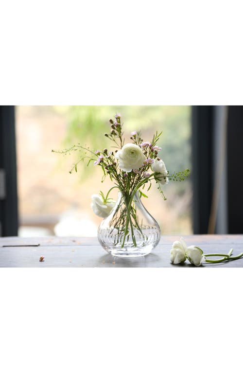 The Vintage List Crystal Vase In Transparent