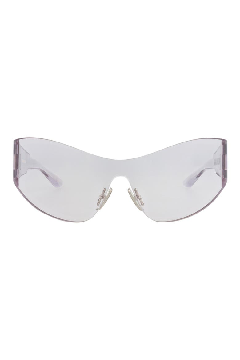 99mm Wraparound Sunglasses, Main, color, GREY GREY GREY